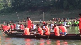 বান্দরবানে ২৫ বছর পর নৌকাবাইচ অনুষ্ঠিত