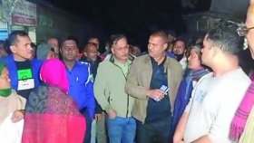 জমি নিয়ে বিরোধে নারী ও বৃদ্ধাকে মারধরের অভিযোগ, মহাসড়ক অবরোধ