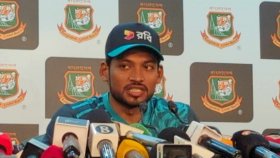 আমরা যেভাবে আউট হয়েছি, সেটা গ্রহণযোগ্য নয়: শান্ত