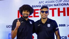 হামজাকে নিয়ে বাংলাদেশ অধিনায়ক বললেন, ‘আমাদের মেসি এসেছে’