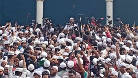 অন্তর্বর্তী সরকারকে ফিলিস্তিনের পাশে দাঁড়ানোর আহ্বান মামুনুল হকের