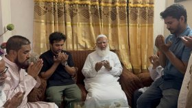 শহীদ মীর মুগ্ধের বাসায় গেলেন জামায়াত আমির