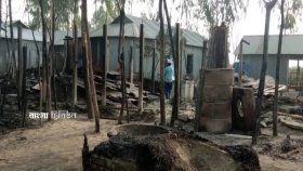 আগুনে নিঃস্ব চার দিনমজুর পরিবার, মেলেনি সহায়তা