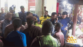 নারায়ণগঞ্জে ব্যবসায়ীর বুকে-পেটে প্রকাশ্যে গুলি