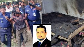 সাবেক এমপি ও বিএনপি নেতার ওপর দিনে সশস্ত্র হামলা, রাতে বাড়িতে আগুন
