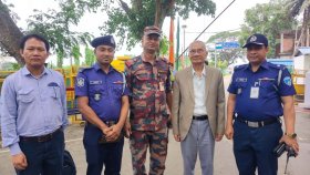 আখাউড়া সীমান্ত দিয়ে ভারতে গেলেন সন্তু লারমা