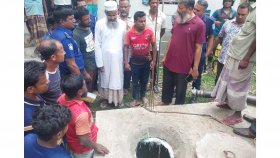 সদ্য নির্মিত সেপটিক ট্যাংকে নেমে প্রাণ গেলো শ্রমিকের