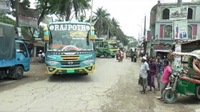 তিন দিন পর ভোলার সব রুটে বাস চলাচল শুরু