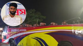 ছাদ উড়ে যাওয়ার পরও ৫ কিমি চলা সেই বাসের চালক গ্রেফতার