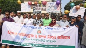 পুরান ঢাকার লালবাগে ডিএসসিসির পরিষ্কার-পরিচ্ছন্নতা অভিযান