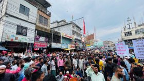 ইউপিডিএফসহ পাহাড়ি সব সংগঠনের কার্যক্রম নিষিদ্ধের দাবিতে বিক্ষোভ