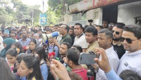ভিসি-প্রক্টরের পদত্যাগের দাবিতে ছাত্রদলের বিক্ষোভ