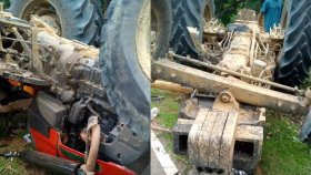 রাঙামাটিতে গাছবোঝাই গাড়ি উল্টে ৩ নির্মাণশ্রমিক নিহত