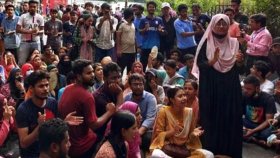 গণঅনশনে বসেছেন জবি শিক্ষার্থীরা