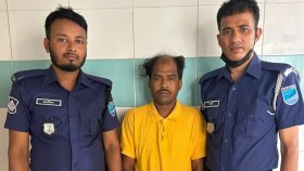 বিষ খেয়ে স্ত্রীকে কুপিয়ে হত্যা