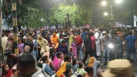 দ্বিতীয় দিনের মতো যমুনার সামনে ইশরাক সমর্থকরা