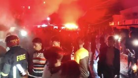 ভৈরবে জুতার বাজারের ৪০ দোকান পুড়ে ছাই