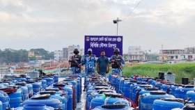 চাঁদপুরে ৭২ লাখ চিংড়িরেণু জব্দ, ডাকাতিয়ায় অবমুক্ত