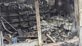 গাজীপুরে আগুনে পুড়েছে সাতটি দোকান