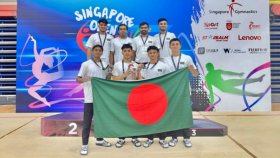 সিঙ্গাপুরে জিমন্যাস্টিকসে স্বর্ণপদক জিতলো বাংলাদেশ 
