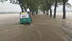 সিলেটে ২৪ ঘণ্টায় সর্বোচ্চ বৃষ্টিপাত, বাড়ছে নদ-নদীর পানি