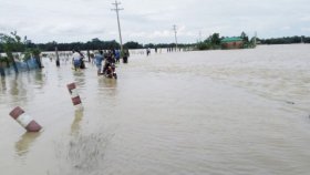 বিপদসীমার ওপরে ৩ নদীর পানি