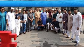 বিএমইউতে ঈদের জামাত অনুষ্ঠিত, হয়েছে শুভেচ্ছা বিনিময়