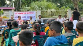 গাংনীতে শিশুশিক্ষার্থীদের সংবর্ধনা