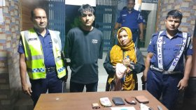 ফরিদপুরে যৌথ বাহিনীর হাতে স্ত্রীসহ শীর্ষ সন্ত্রাসী তূর্য গ্রেফতার