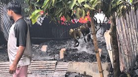 ইতালি প্রবাসীকে হত্যার ঘটনায় শ্বশুরবাড়িতে আগুন