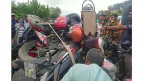 মুখোমুখি সংঘর্ষে দুই মোটরসাইকেলের চালক নিহত