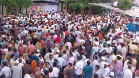 কেন্দ্রে এসে জানালেন করোনায় আক্রান্ত, বিশেষ ব্যবস্থায় নেওয়া হলো পরীক্ষা