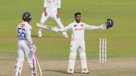 তৃতীয় দিনের পুরোটা ব্যাট করতে চায় শ্রীলঙ্কা