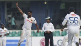 দিনের পঞ্চম বলে লিটনের বিদায়