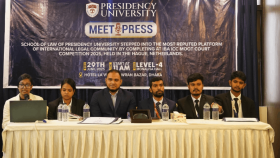 আইসিসি মুট কোর্ট প্রতিযোগিতার বিশ্ব আসরে প্রেসিডেন্সি ইউনিভার্সিটির অনন্য অর্জন