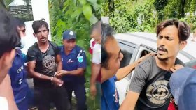 অটোরিকশা ধাক্কা দেওয়ায় প্রাইভেটকার থেকে নেমে গুলি ছুড়লেন যুবক