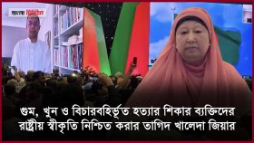 গণতান্ত্রিক ব্যবস্থাকে প্রাতিষ্ঠানিক রূপ দেওয়ার কাজ দ্রুত সম্পন্ন করতে হবে: খালেদা জিয়া