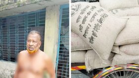 অসহায় মা-মেয়ের সরকারি চাল খেয়েছেন আওয়ামী লীগ নেতা