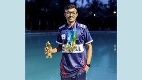 সাঁতারে ৫ ইভেন্টেই ঢাবি সেরা শেখ জামিল
