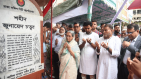 জুলাই আন্দোলনে দুই শহীদের স্মরণে সড়ক ও চত্বর উদ্বোধন