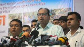 নির্বাচনের তারিখ ঘোষণা করলে চলমান সংকট কেটে যাবে: দুদু