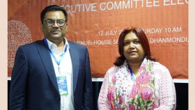 পেন বাংলাদেশের সভাপতি ড. সামসাদ, সাধারণ সম্পাদক জাহানারা