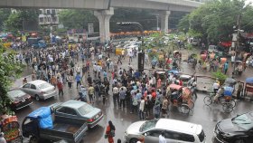 ছবিতে শাহবাগ ব্লকেড