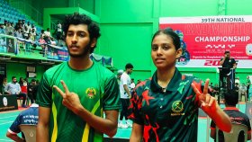 জাতীয় ব্যাডমিন্টনে হ্যাটট্রিক শিরোপা সোয়াদের, নতুন রানি নাছিমা