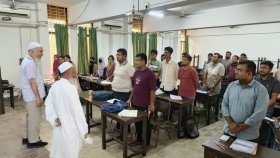 ১৬০ দিন পর ক্লাসে কুয়েট শিক্ষার্থীরা