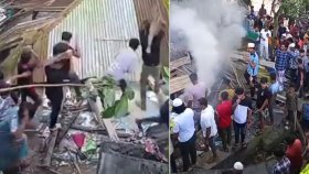 মহানবীকে নিয়ে কটূক্তির অভিযোগে প্রবাসীর বসতঘর ভাঙচুর-আগুন