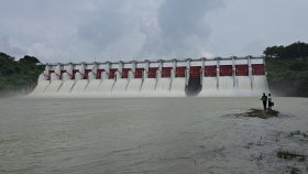 আবারও খোলা হলো কাপ্তাই হ্রদের বাঁধের জলকপাট