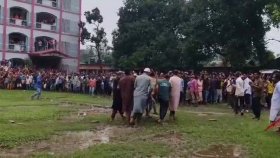 হেলিকপ্টারে গাইবান্ধায় পৌঁছেছে খুবি শিক্ষার্থী রিংকীর মরদেহ, দাফন সম্পন্ন