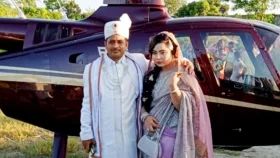 প্রেমিকের সঙ্গে চলে গেছেন স্ত্রী, হেলিকপ্টারে নতুন বউ আনলেন স্বামী