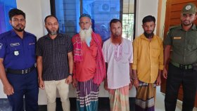 নিষেধাজ্ঞা অমান্য করে ইলিশ শিকারের চেষ্টা, কলাপাড়ায় ৩ জেলেকে জরিমানা